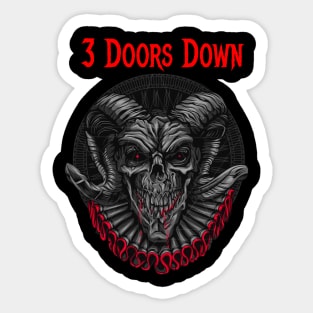 3 DOORS DOWN BAND Sticker